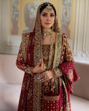 Farah Talib Aziz –  Mehr Un Nissa Scarlett Bridal | FTA-Meh-043